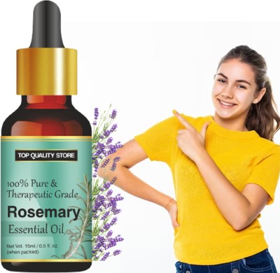 Top Quality Store Organics Rosemary Essential Oil Pure & Natural Hair Growth Skin Anti Dandruff,(15 ml)