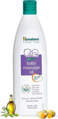 Himalaya Herbals baby massage oil 200ml pack of 1(200 ml)