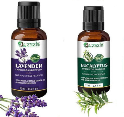 Zazla Essential Oil Lavender & Eucalyptus(24 ml)