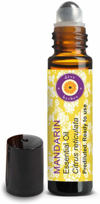 deve herbes Mandarin Essential Oil (Citrus reticulata) Pre Diluted Roll-on Blend(10 ml)