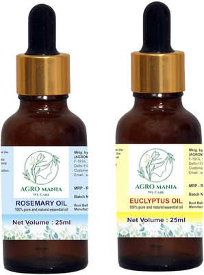 AGRO MANIA Rosemary & Eucalyptus Essential Oils(50 ml)