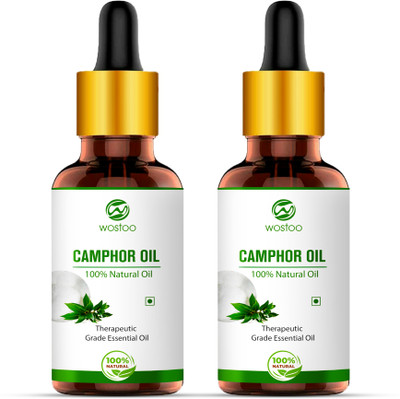 Wostoo Best Camphor Essential Oil (10 ml) (Pack of 2)(20 ml)