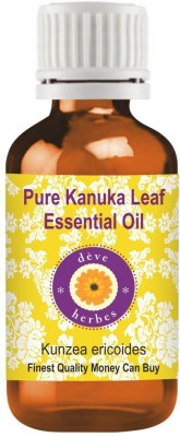 deve herbes Pure Kanuka Leaf Essential Oil (Kunzea ericoides) Steam Distilled(10 ml)