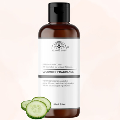 Hollywood Secrets Pure Cucumber Fragrance for DIY Serums Creams Lotions Perfumes Bath bombs(100 ml)