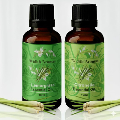Widith Aromas Essential Oil 10ml (Lemongrass + Citronella)(20 ml)