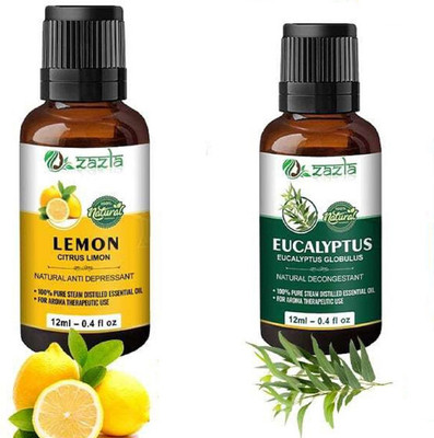 Zazla Essential Oil Lemon & Eucalyptus(24 ml)