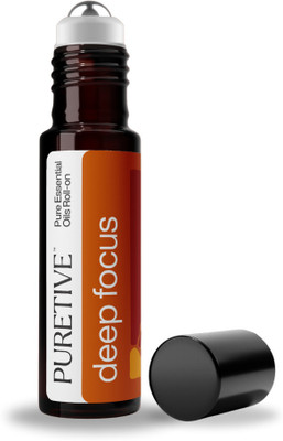 puretive Deep Focus Roll On | Productivity Boosting, Enhances Focus, Elevates Mood(10 ml)