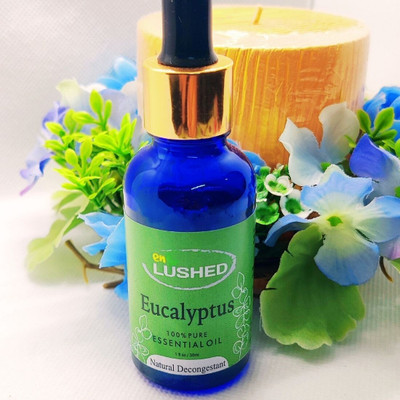 Enlushed Pure Eucalyptus Essential Oil for Aromatherapy | Natural Decongestant(30 ml)