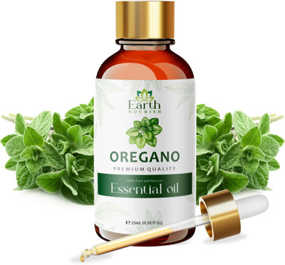 Earth Nourish Oregano Essential Oil - 15ml / 0.50 Fl Oz - Pure and Natural for Skin(15 ml)