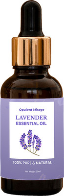 Opulent Mirage Pure Lavender Essential Oil - Aromatherapy for Relaxation and Tranquility(30 ml)