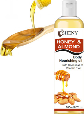 SHENY Soft & Nourished Skin | For DryHoney & Almonds Body Oil(200 ml)