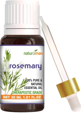 Naturoman Rosemary Pure and Natural Therapeutic Grade Essential Oil for Liver Boosting and Hair Thickener(30 ml)
