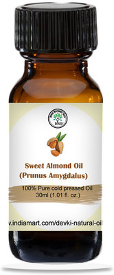 DVNO Sweet Almond Carrier Oil Pure & Undiluted for Balancing(30 ml)