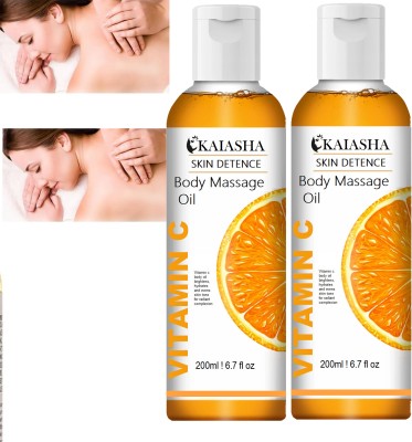 KAIASHA Vitamin C Essential Oil + Body Revitalizing Oil, Hydrating And Nourishing(400 g)