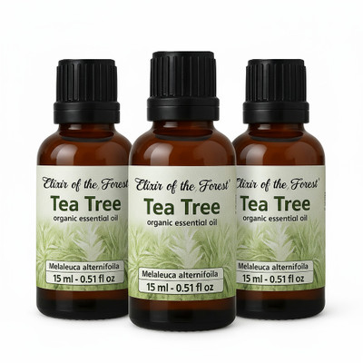 Elixir of the Forest Tea Tree Essential Oil | Melaleuca Oil | Hair Care Oil for Dandruff(30 ml)