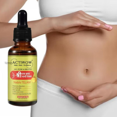 ACTIWOW Nabhi Tailam Dew Herbal Glow Hydration Belly Oil(30 ml)
