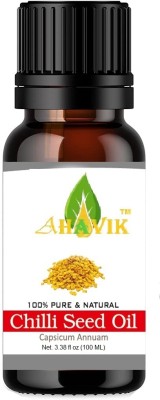 AHAVIK Chilli Seed Natural Essential Oil 100ML HairGrowth|Skin Care|Body Pain(Mirch)(100 ml)