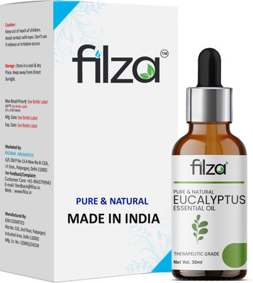 FILZA Eucalyptus Essential Oil for Cold Cough, Steam Inhalation & Relaxation(30 ml)