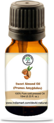 DVNO Sweet Almond Carrier Oil Pure & Undiluted for Balancing(10 ml)