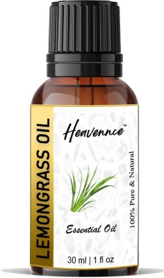 Heavennce Lemongrass Essential oil for Hair and Skin, Aromatherapy, Diffuser oil(30 ml)