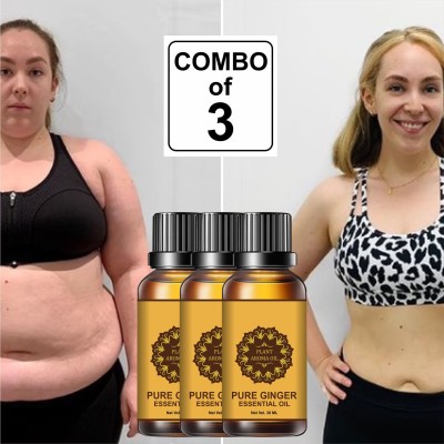 EXOMOON Tummy Fat Burner Oil Weight Loss Ginger Oil Belly Drainage Ginger Oil(30 ml)