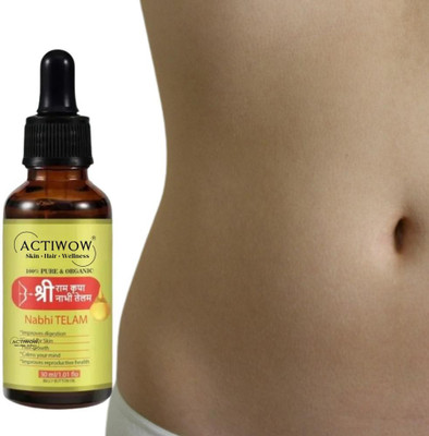 ACTIWOW Nabhi Tailam Herbal Dew Glow Hydrate Soft Belly Oil(30 ml)