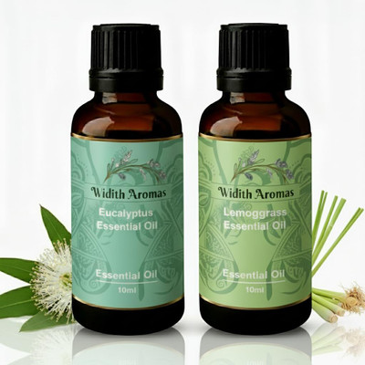Widith Aromas Essential Oil 10ml (Eucalyptus + Lemongrass)(20 ml)