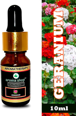AROMASHOP AROMATHERAPY PURE AND NATURAL GERENIUM ESSENTIAL OIL(10 ml)