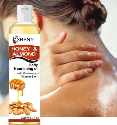 SHENY Vitamin E & Sunscreen for All Skin Types | Daily Use Body Massage Oil(200 ml)