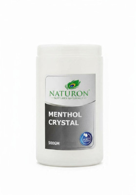 Naturon Menthol Crystals–Cooling & Soothing Ingredient for Balm, Oil & Cosmetic Use(500 g)