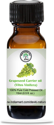DVNO Grapeseed Carrier Oil Pure & Undiluted for Balancing(15 ml)