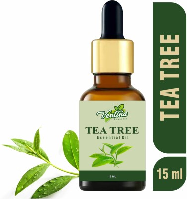 Ventina Organics Best Tea Tree Oil For Skin, Hair, Face, Acne Care, Pure & Natural Essential Oil(15 ml)