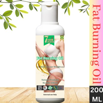 7Herbmaya Fat Cutter Oil - Slim Down Safely with our Natural Fat Loss Oil/Fat Burning Oil(200 ml)