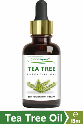 Sista Organic Pure, Natural and Organic Tea Tree Essential Oil for Face, Skin Acne, Hair and Body Benefits(10 ml)