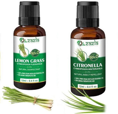 Zazla Essential Oil Lemon-Grass & Citronella(24 ml)