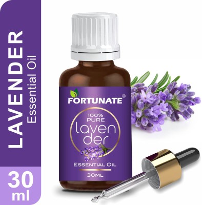 FORTUNATE Pure & Natural Lavender Essential Oil, Undiluted for Skin, Hair and Aromatherapy(30 ml)