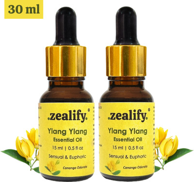 Zealify Ylang Ylang Essential Oil for Relaxation & Mood, Emotional Health, Aromatherapy(30 ml)