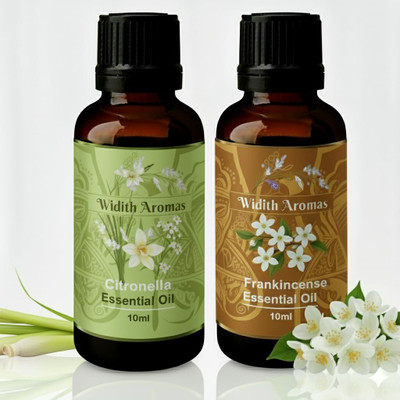 Widith Aromas Essential Oil 10ml (Citronella + Frankincense)(20 ml)