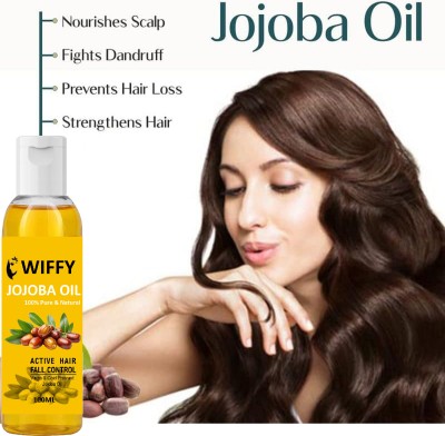 Wiffy Cold Pressed Jojoba Hair Oil For Stronger  Hair Oil(200 ml)