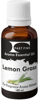 FAST FINE Lemon Grass Aroma Essential Diffuser Oil Pure 100 ML (Pack of 1)(100 ml)