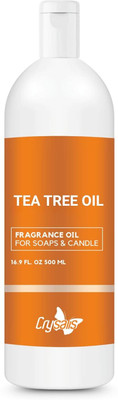 Crysalis Tea Tree Essential Fragrance Oil for Wax Melts, DIY Beauty & Candle Projects(500 ml)