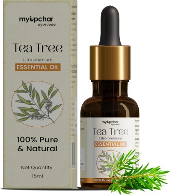 myupchar ayurveda Tea Tree Oil Pure & Natural Essential Oil For Hair Dandruff and Acne Prone Skin(15 ml)