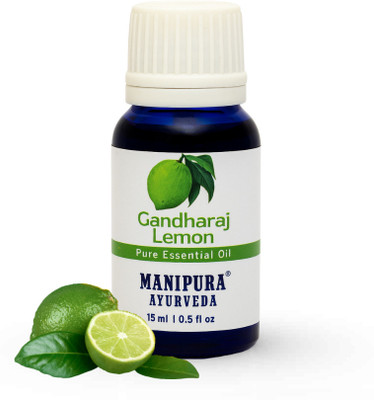 Manipura Ayurveda Aromatherapy Gandhraj Lemon Pure Essential Oil(15 ml)