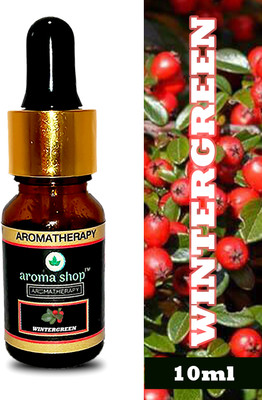 AROMASHOP AROMATHERAPY PURE AND NATURAL WINTERGREEN ESSENTIAL OIL(10 ml)
