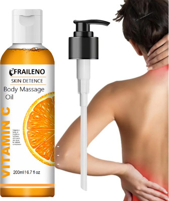FRAILENO Non-Sticky for Daily Use After Bath, Massage Oil(200 ml)