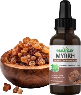 essancia Myrrh Essential Oil for Skin, Hair Care & Aromatherapy - Pure & Natural(15 ml)