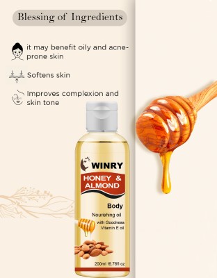 winry Skin Brightening Honey And Almond Oil(200 ml)