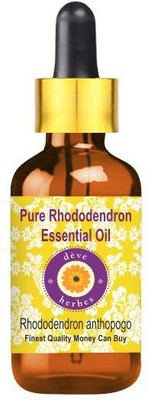 deve herbes Pure Rhododendron Essential Oil (Rhododendron anthopogo) with Glass Dropper(50 ml)