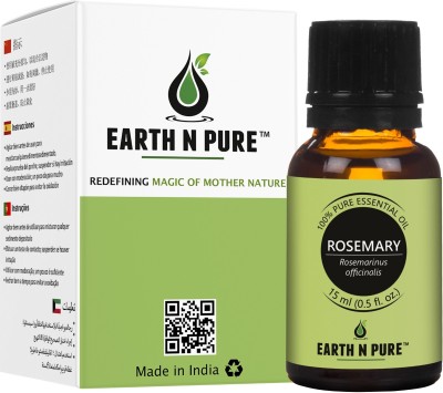 Earth N Pure Rosemary Essential Oil (15 Ml)(15 ml)