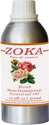 Zoka Rose Oil (Rosa Damascena Flower)(500 ml)